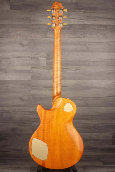 Patrick James Eggle Macon Carved Top Electric Guitar - Firemist Gold s#30852