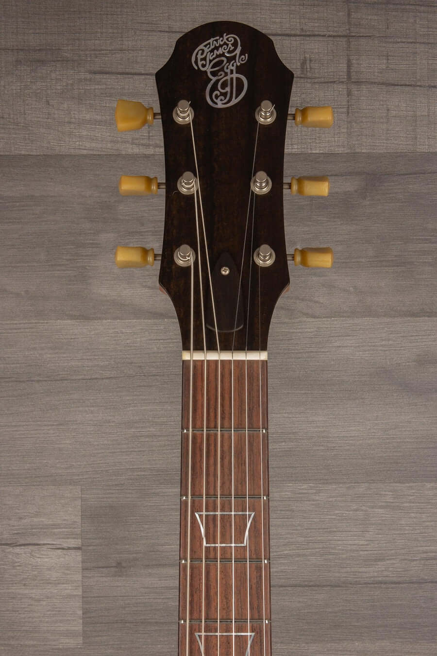 Patrick James Eggle Macon Carved Top Electric Guitar - Firemist Gold s#30852
