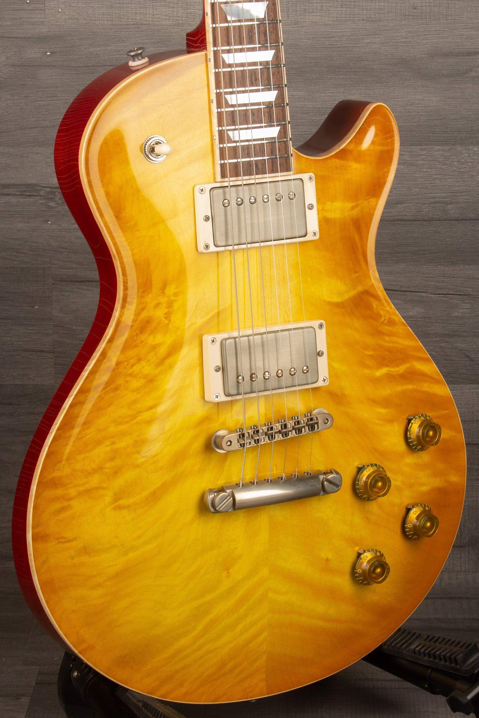 Patrick James Eggle Macon Carved Top - Lemon Burst s#30848