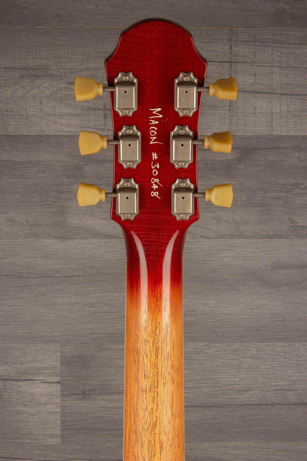 Patrick James Eggle Macon Carved Top - Lemon Burst s#30848