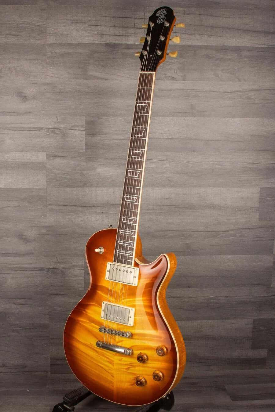 Patrick James Eggle Macon Carved Top - Tea Burst #30851