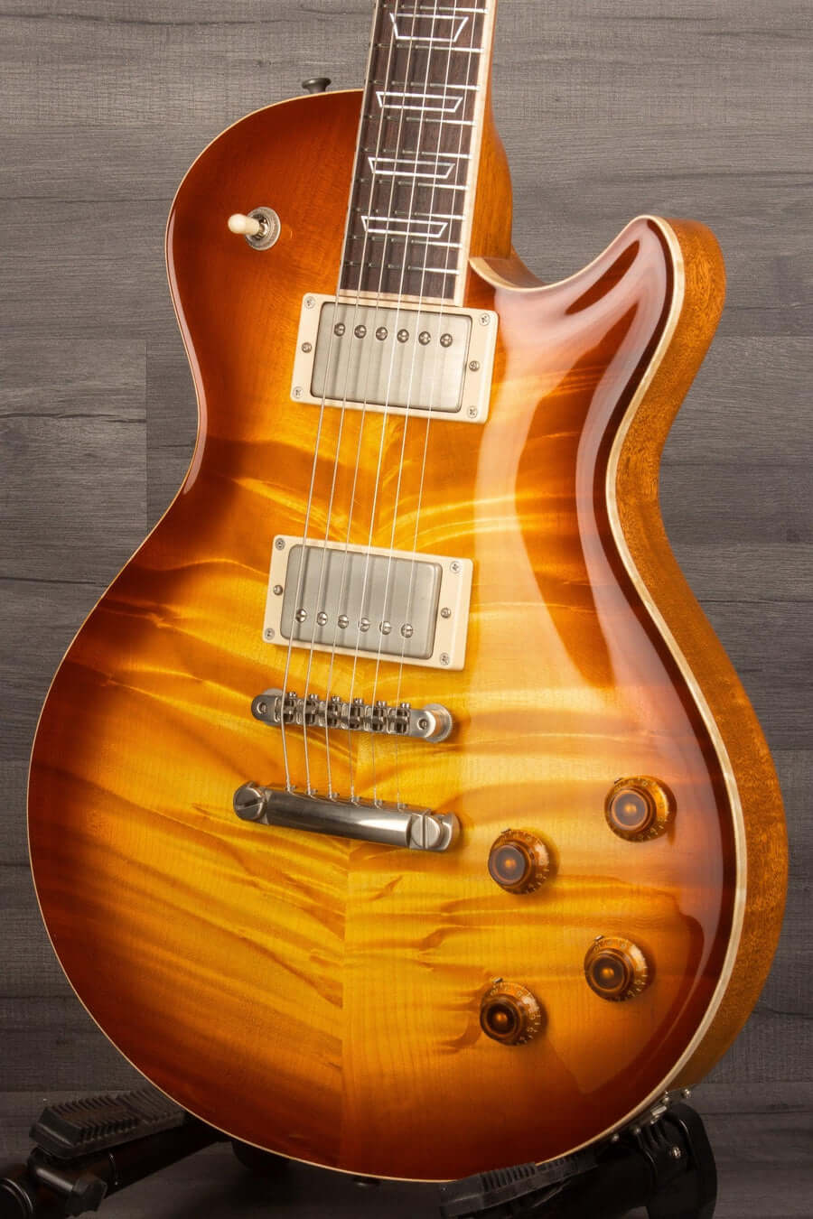 Patrick James Eggle Macon Single Tea Burst #30851 - MusicStreet