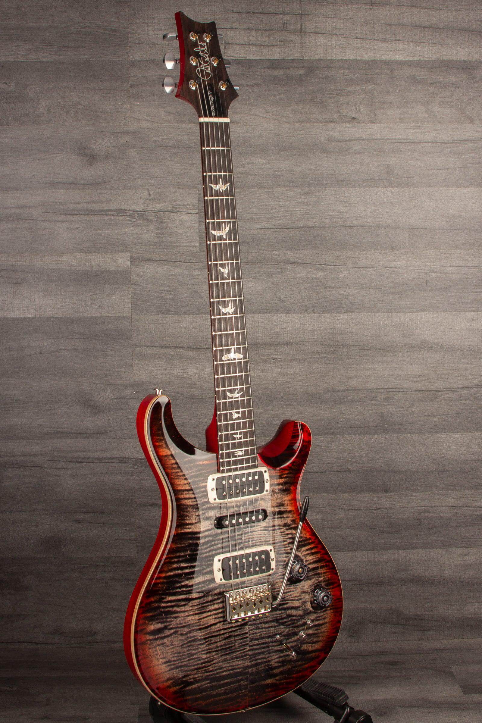 PRS Modern Eagle V - Charcoal Cherry Burst - MusicStreet