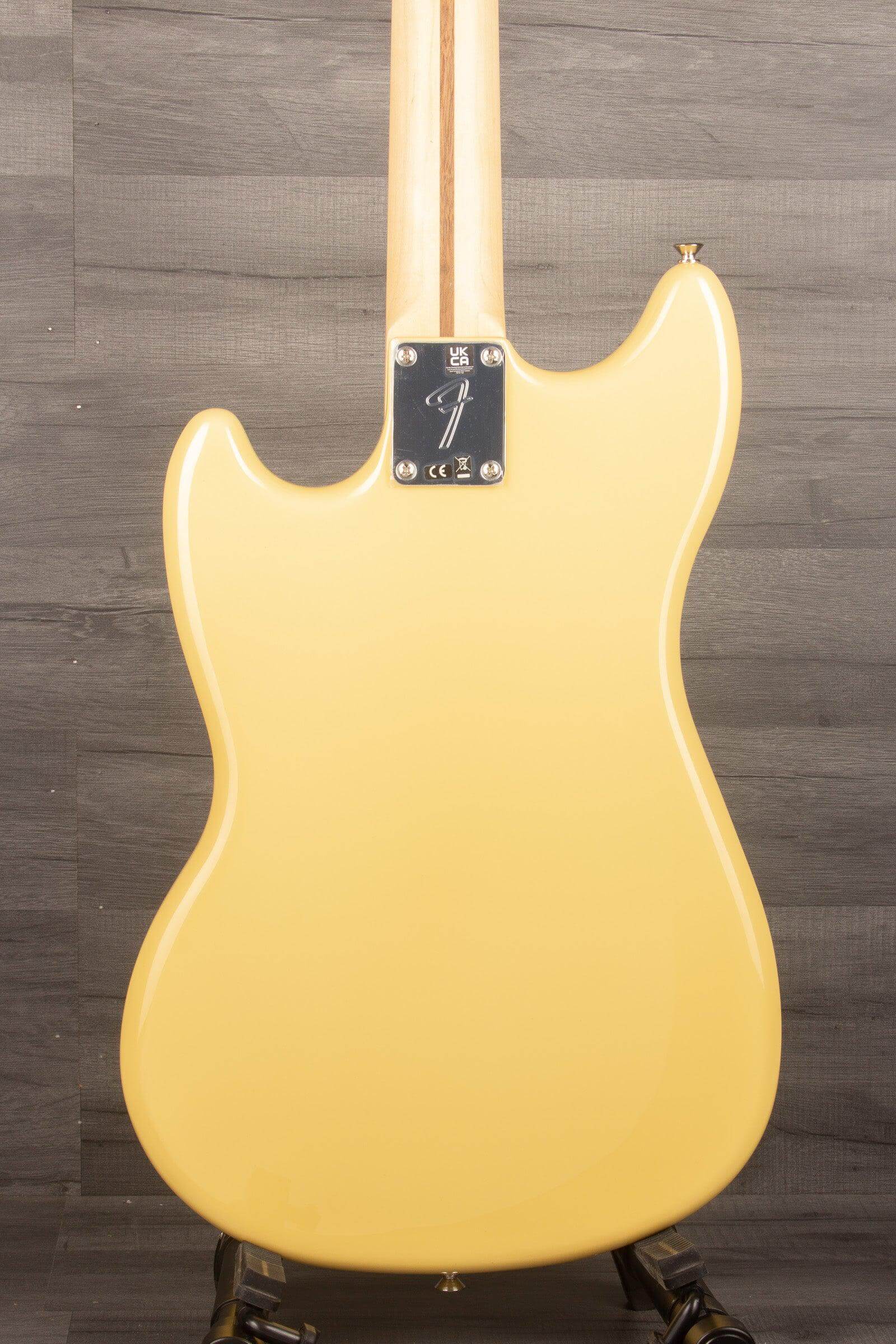 Fender Special Edition Mustang PJ Bass Guitar - Buttercream, Maple Fingerboard