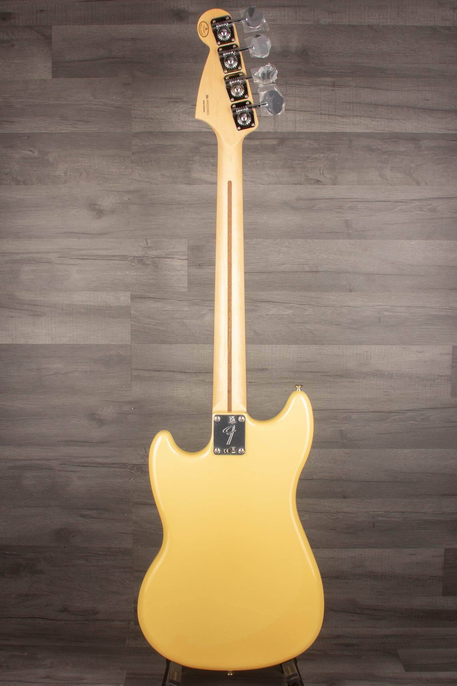 Fender Special Edition Mustang PJ Bass Guitar - Buttercream, Maple Fingerboard