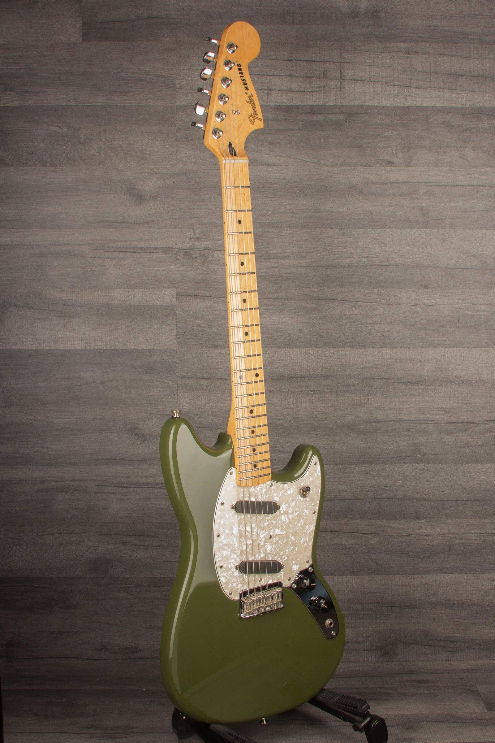 USED - Fender Mustang Olive Green - MusicStreet