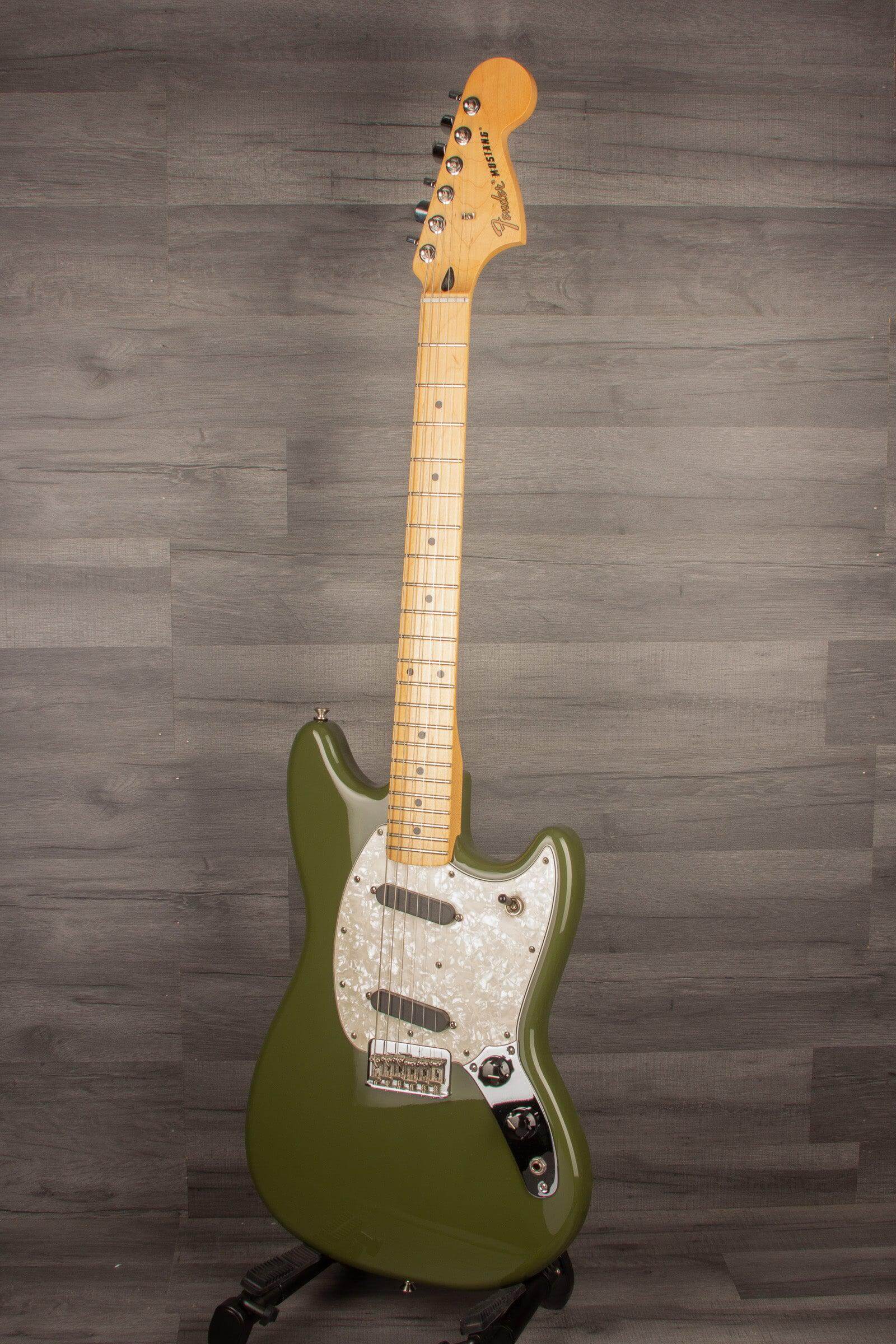 USED - Fender Mustang Olive Green - MusicStreet