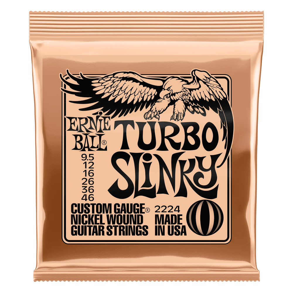 Ernie Ball Turbo Slinky 2228 Guitar Strings 9.5-46