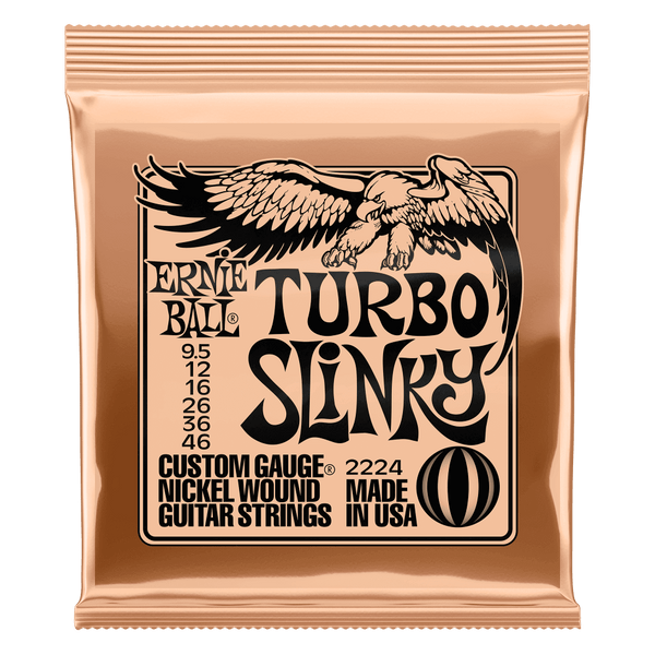 Ernie Ball Turbo Slinky 2228 Guitar Strings 9.5-46 - MusicStreet