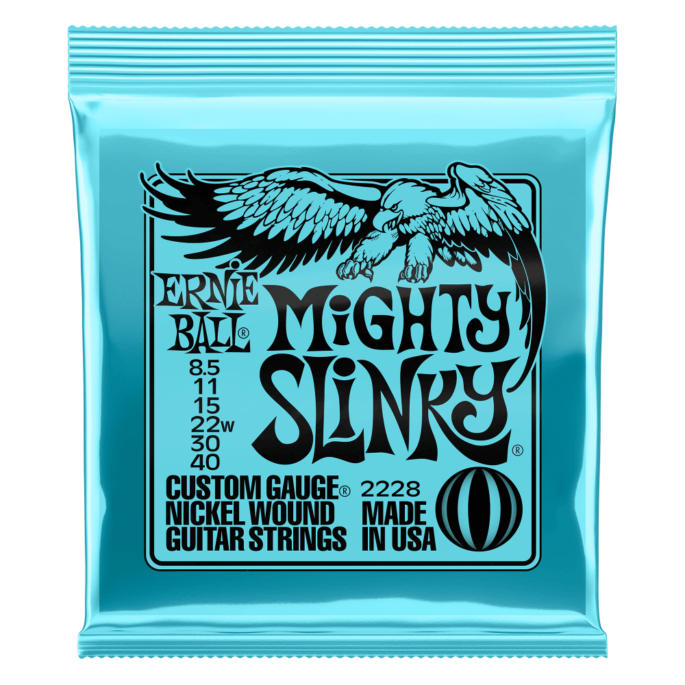 Ernie Ball Mighty Slinky 2228 Guitar Strings 8.5-40