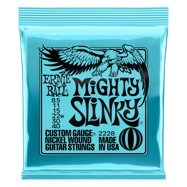 Ernie Ball Mighty Slinky 2228 Guitar Strings 8.5-40 - MusicStreet