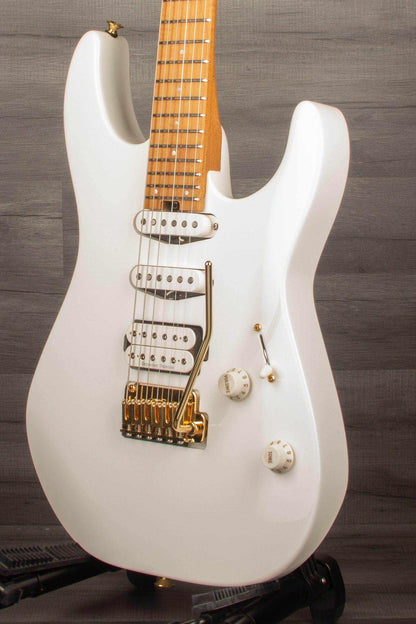 Charvel - Pro-Mod DK24 HSS 2PT CM, Caramelized Maple Fingerboard, Snow White