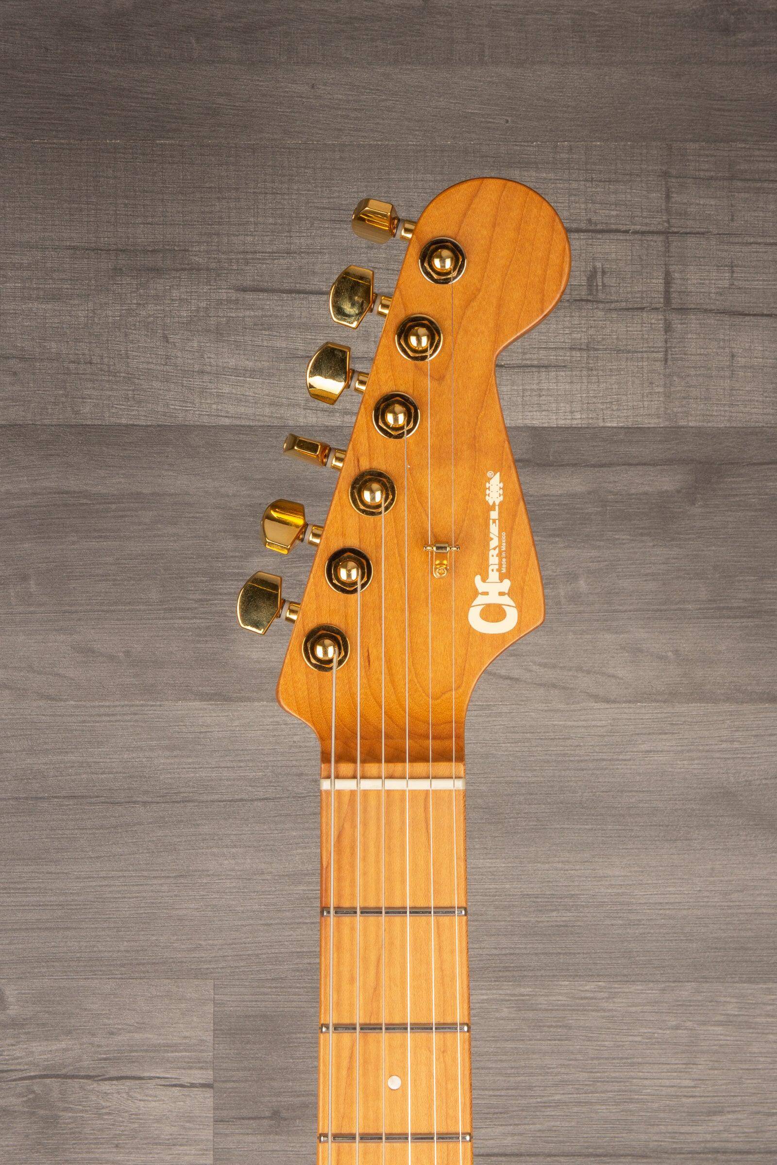 Charvel - Pro-Mod DK24 HSS 2PT CM, Caramelized Maple Fingerboard, Snow White