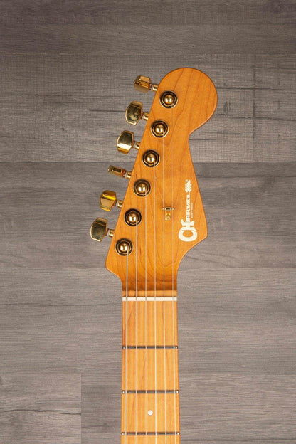 Charvel - Pro-Mod DK24 HSS 2PT CM, Caramelized Maple Fingerboard, Snow White