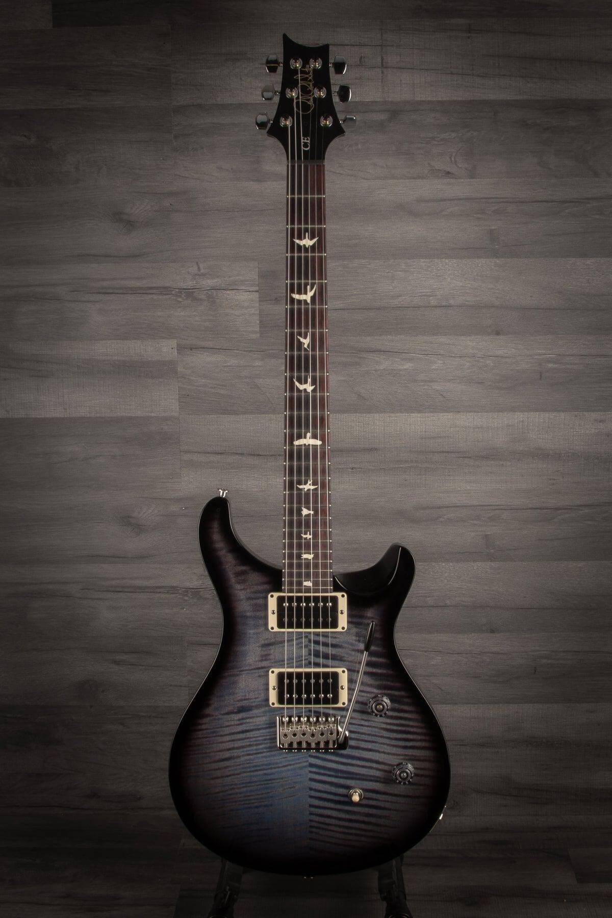 PRS CE24 Custom Colour Faded Blue Smokeburst Blackout Neck s#0347508 - MusicStreet