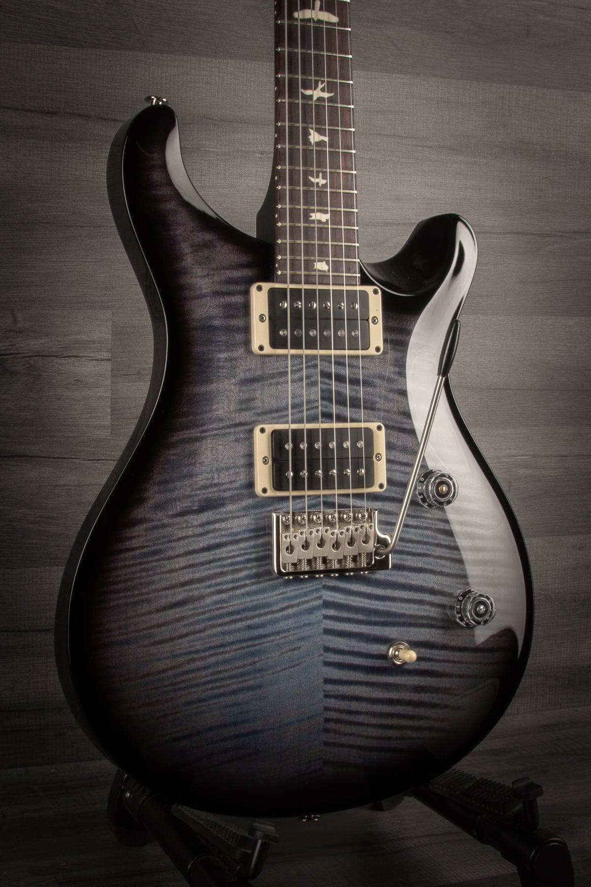 PRS CE24 Custom Colour Faded Blue Smokeburst Blackout Neck s#0347508 - MusicStreet