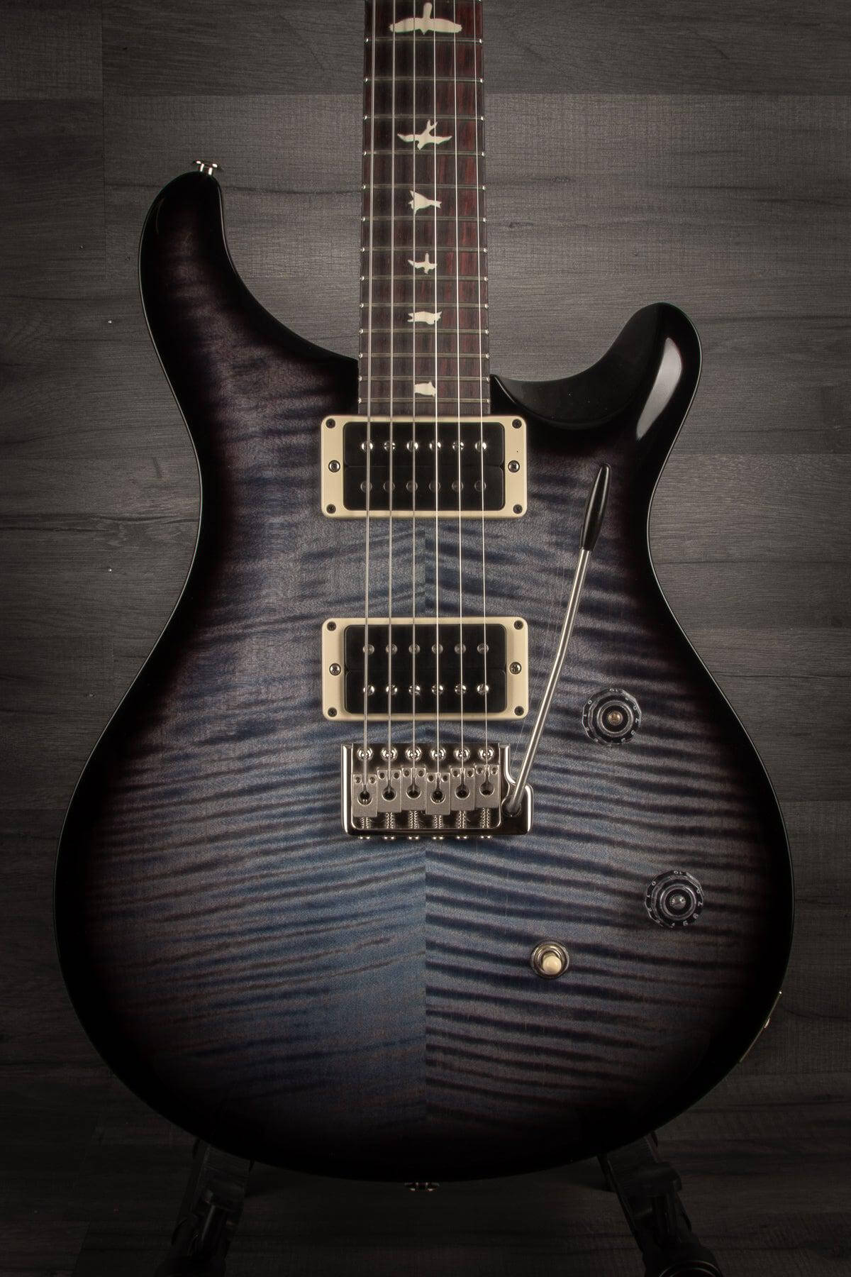 PRS CE24 Custom Colour Faded Blue Smokeburst Blackout Neck s#0347508 - MusicStreet