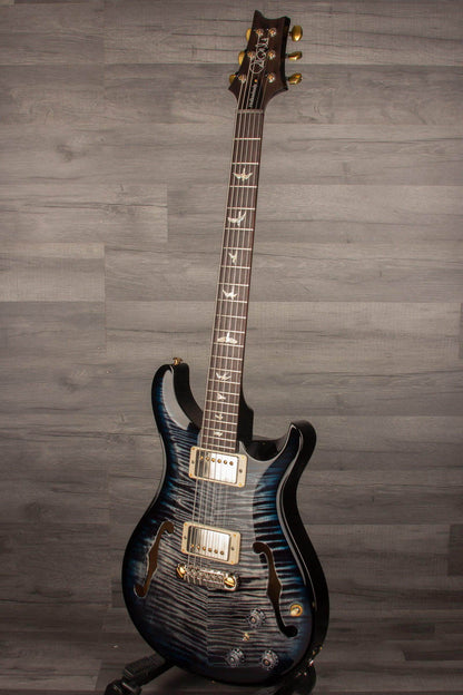 PRS Hollowbody II Piezo 10 top Charcoal Blueburst