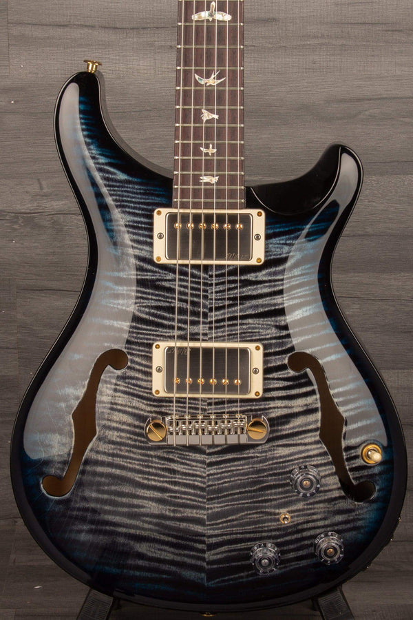 PRS Hollowbody II Piezo 10 top Charcoal Blueburst