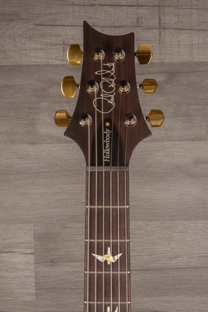 PRS Hollowbody II Piezo 10 top Charcoal Blueburst