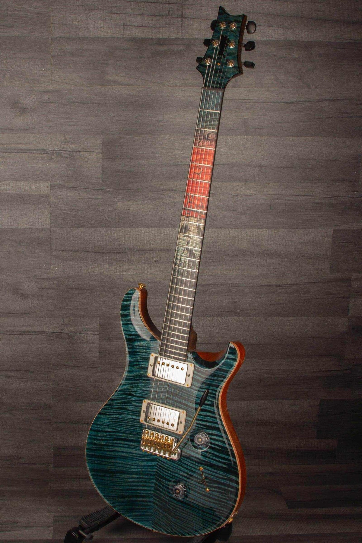 PRS Private Stock Matapeake Blue - Chesapeake Bay Bridge Inlay s#0329352