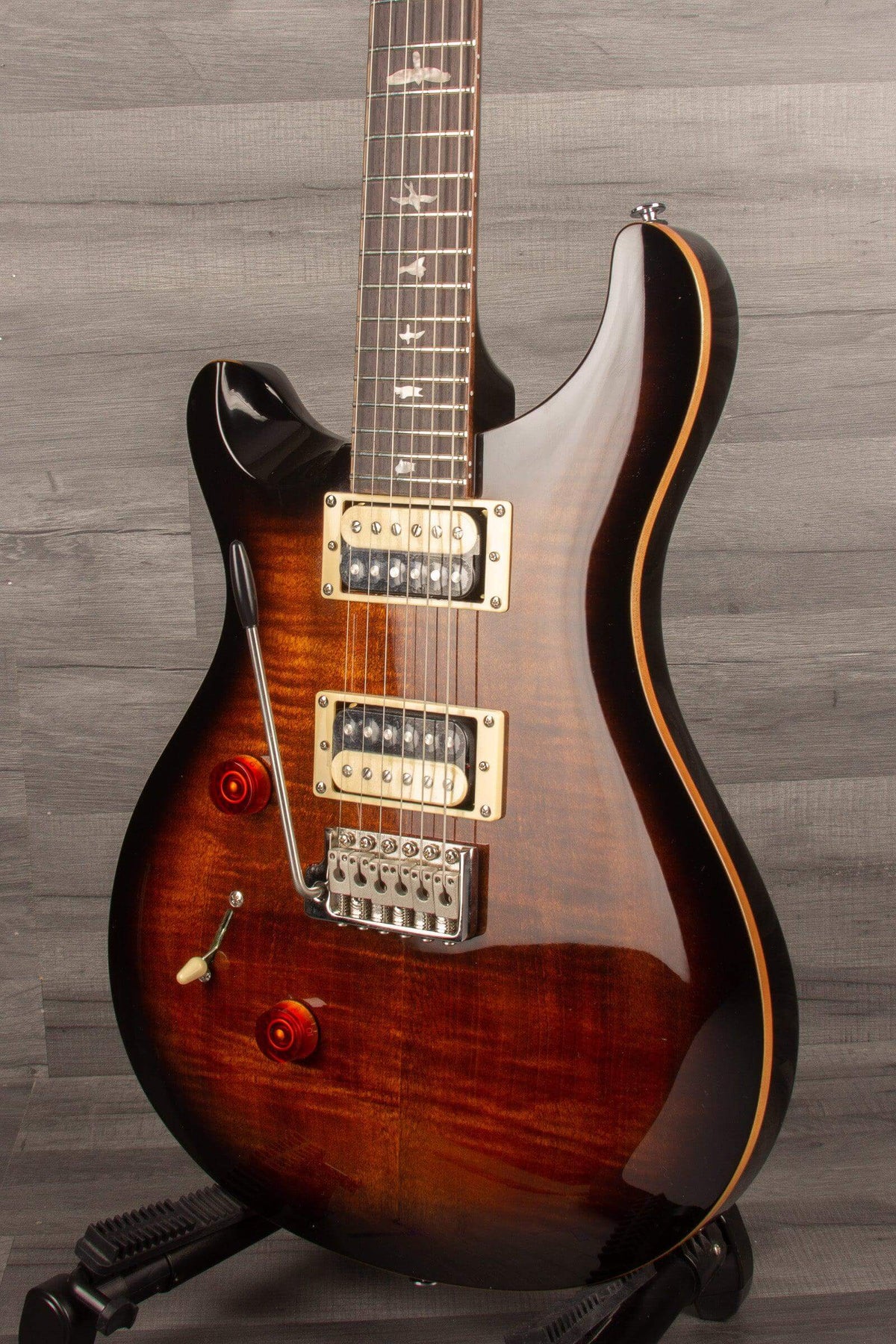 PRS SE Custom 24 - Back Gold Burst - Left Handed