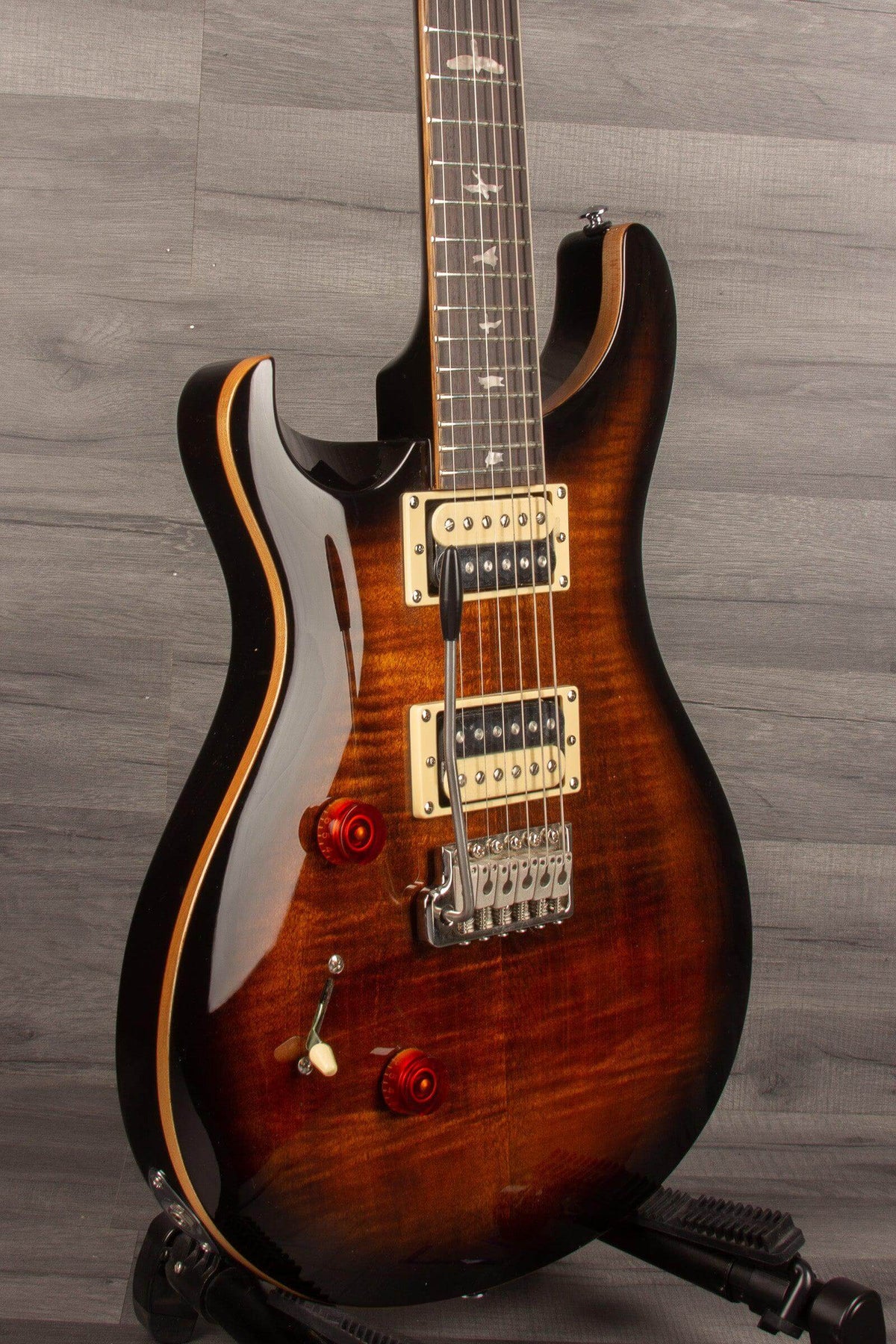 PRS SE Custom 24 - Back Gold Burst - Left Handed