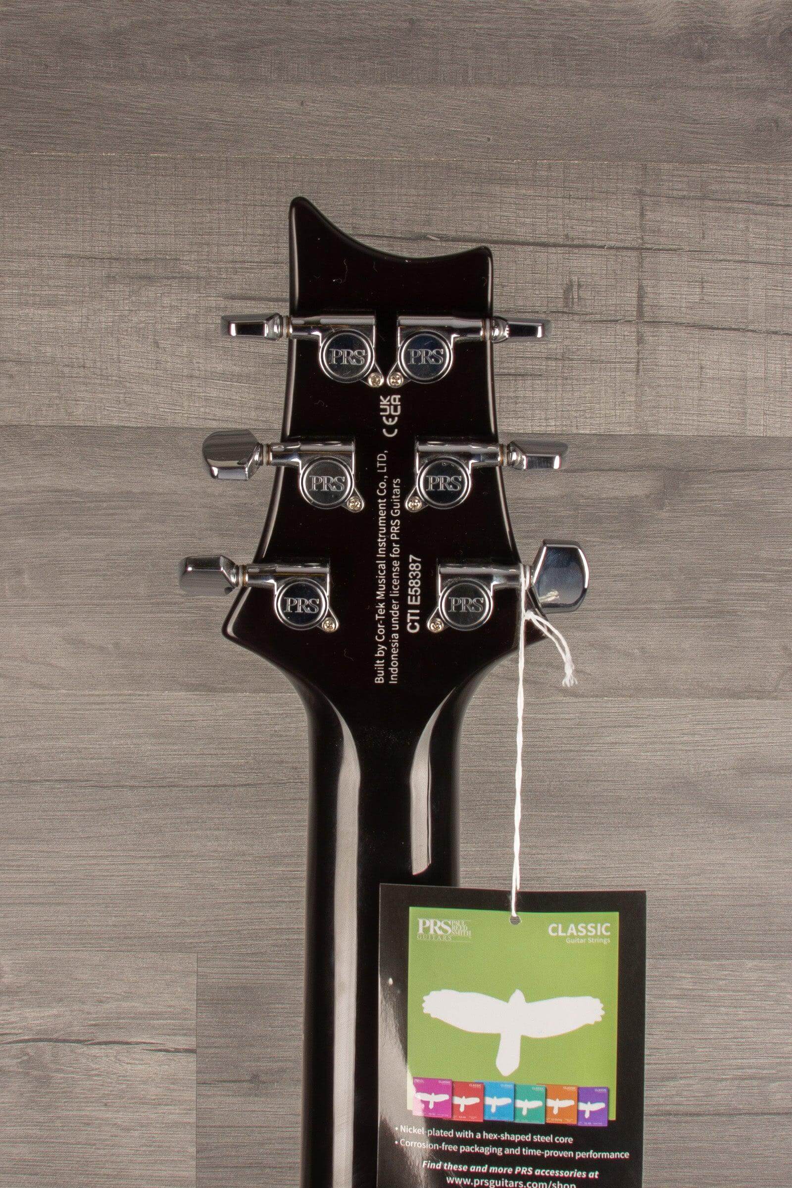 PRS SE Custom 24 - Back Gold Burst - Left Handed