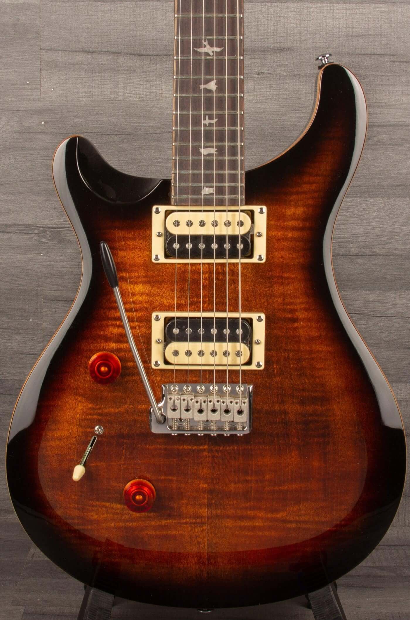PRS SE Custom 24 - Back Gold Burst - Left Handed