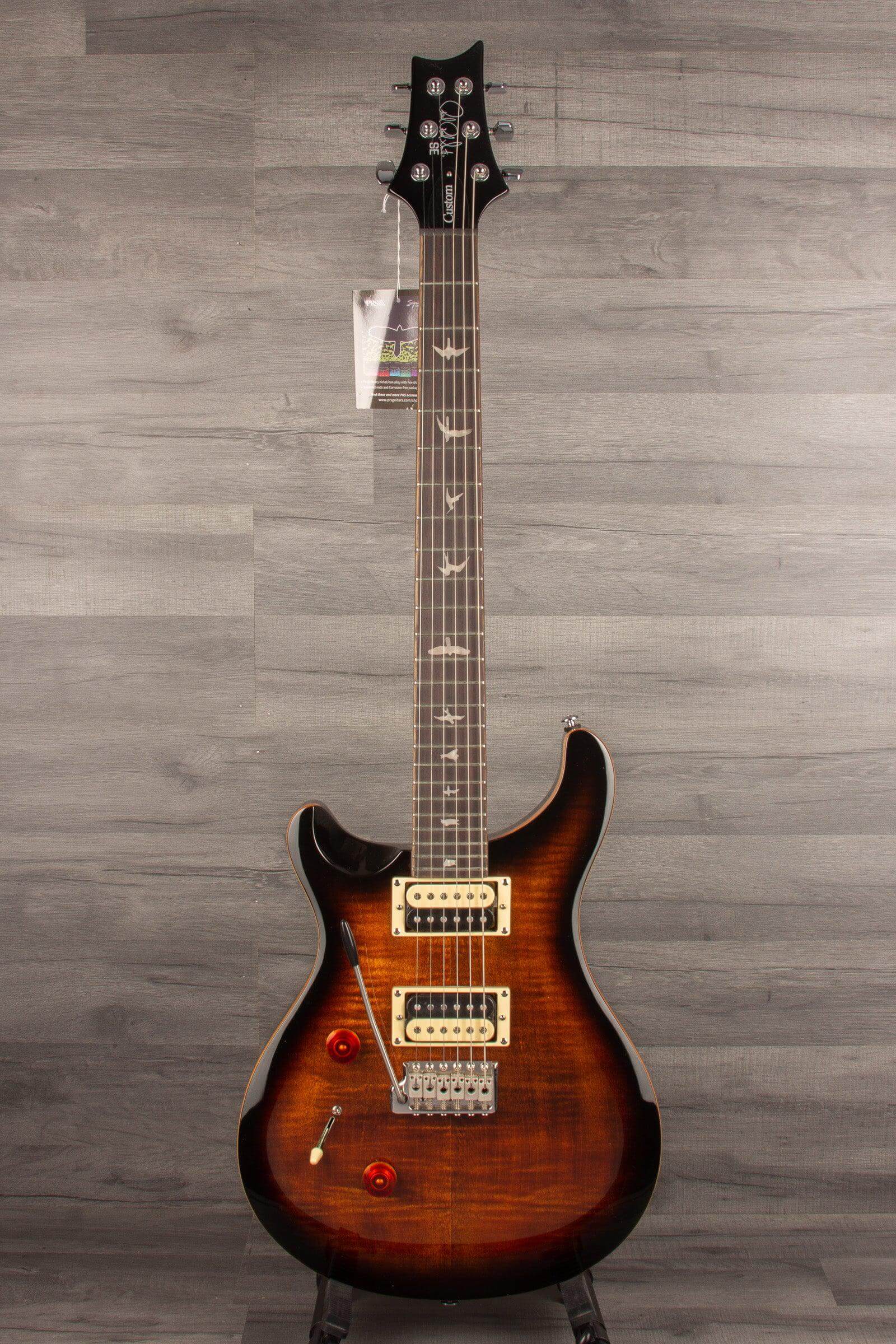 PRS SE Custom 24 - Back Gold Burst - Left Handed