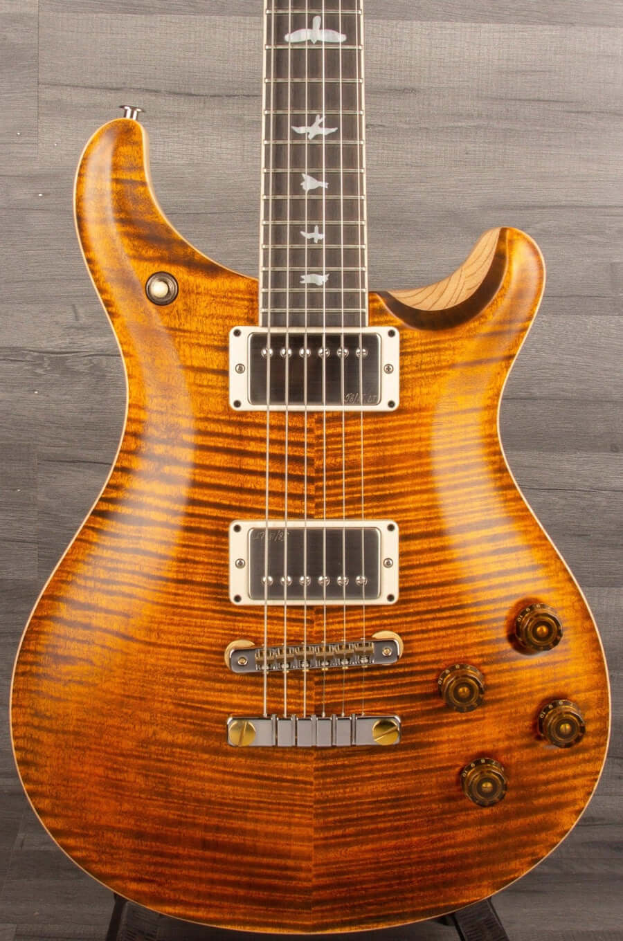 PRS Wood Library Ltd McCarty 594 Electric Guitar in Yellow Tiger Satin Nitro s#0356412