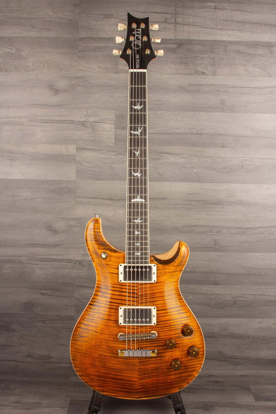 PRS Wood Library Ltd McCarty 594 Electric Guitar in Yellow Tiger Satin Nitro s#0356412