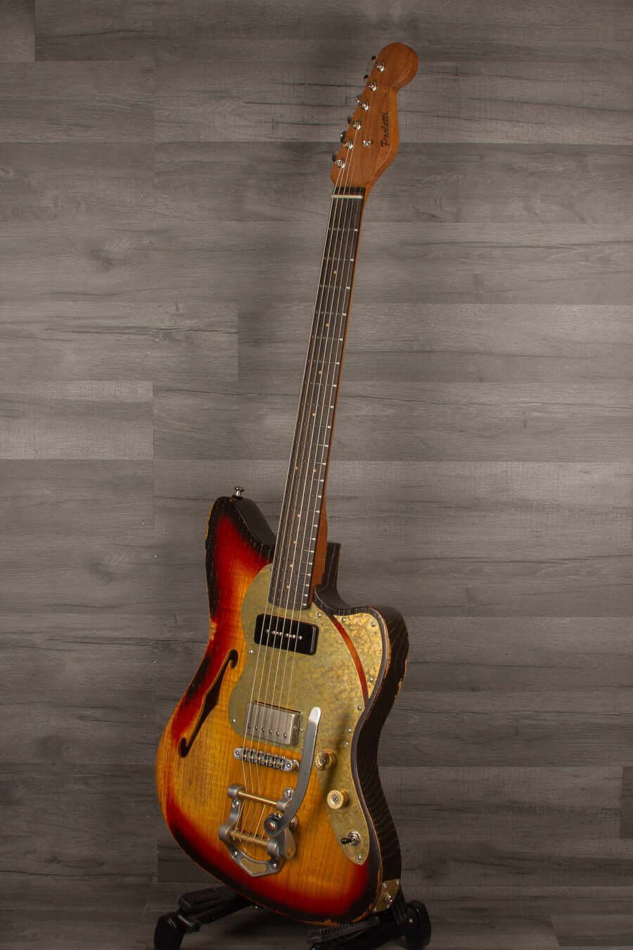 Paoletti Lounge Series 112 Electric Guitar, Heavy Relic Sunburst s#202923