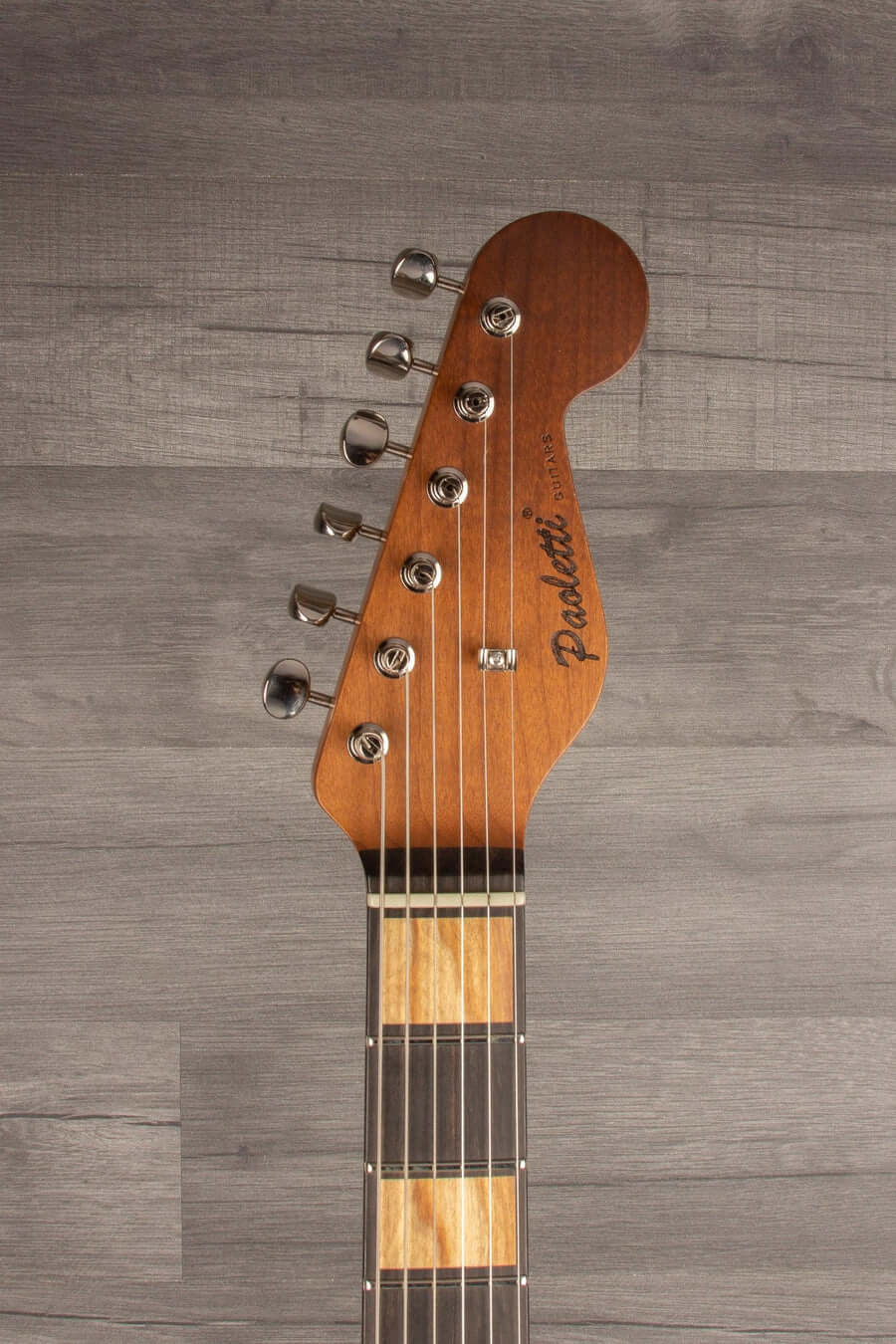 Paoletti Lounge Series Nancy Electric Guitar, Heavy Relic Black over Sunburst s#196522