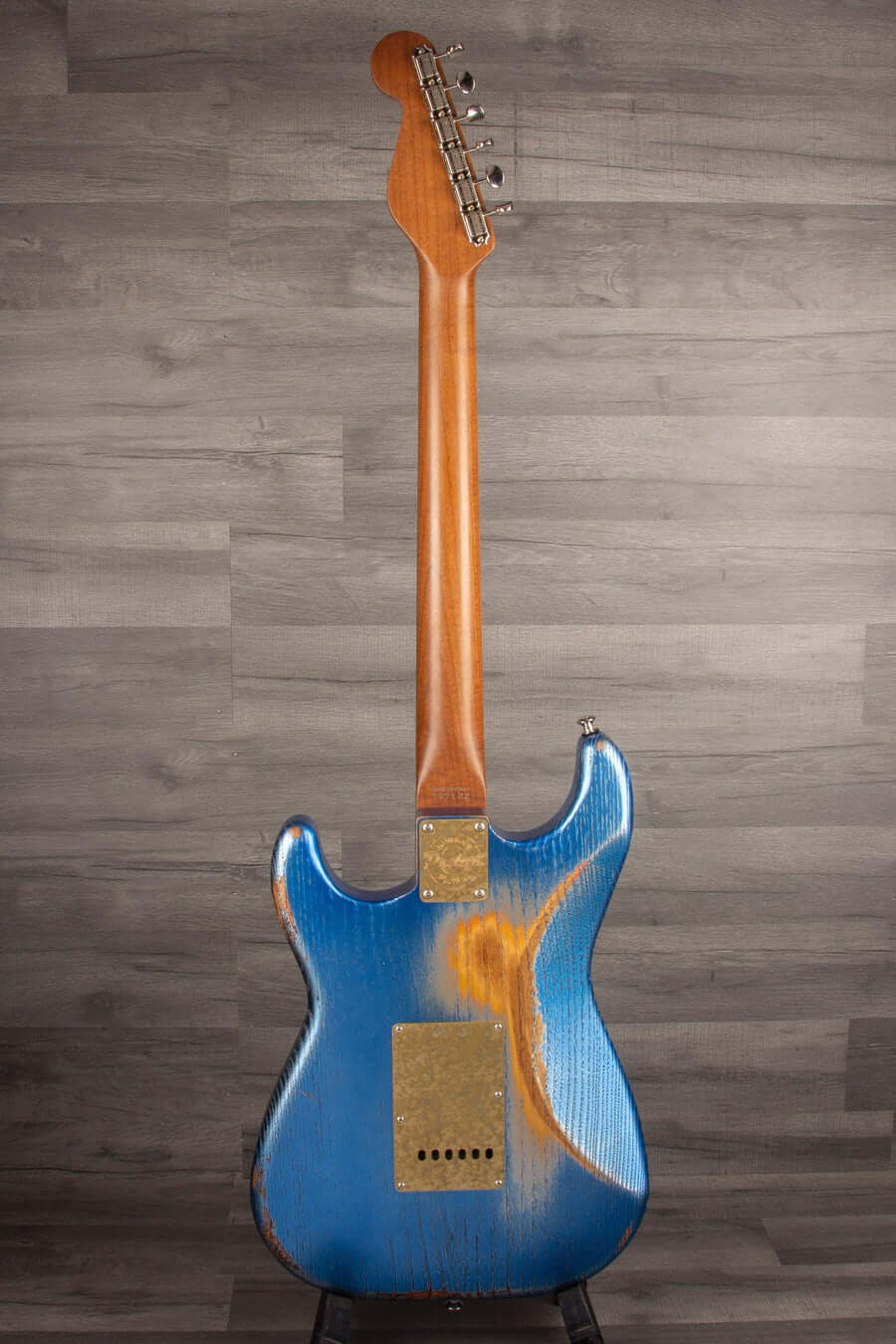 Paoletti Loft Series Alfa HSS Electric Guitar - Firemist Blue over Sunburst s#197122