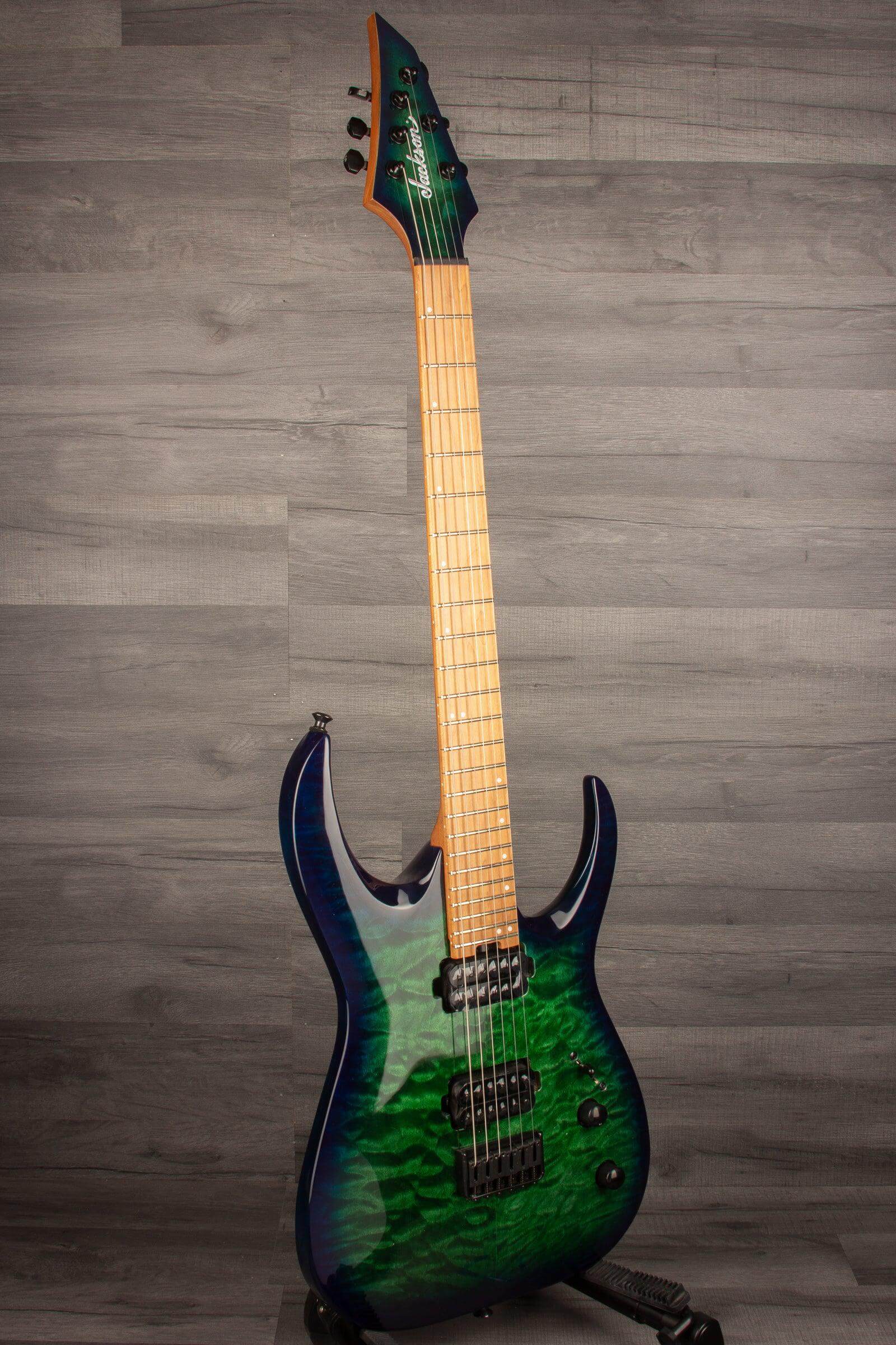 Jackson Pro Series Signature Misha Mansoor Juggernaut HT6QM Electric Guitar - Chlorine Burst