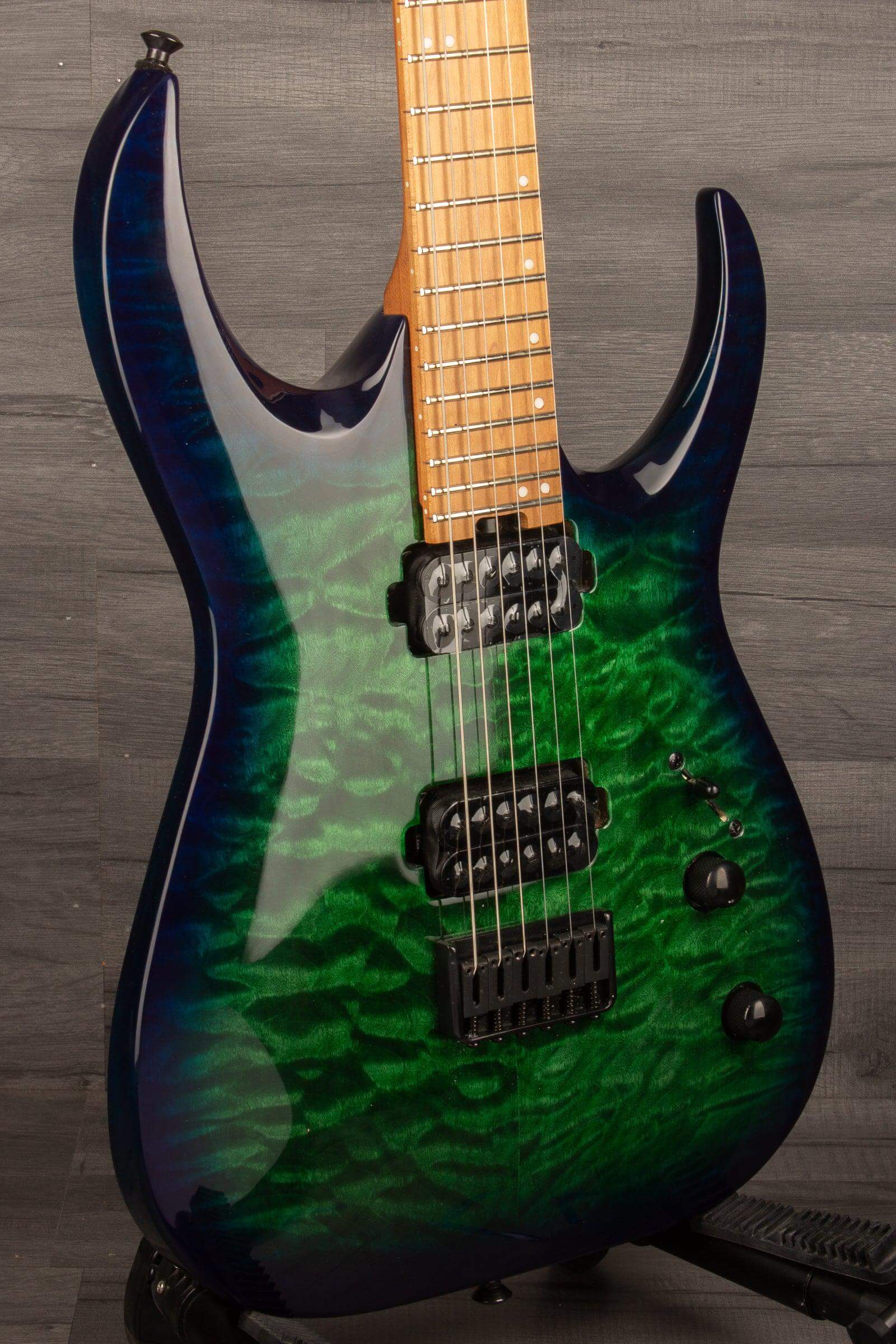 Jackson Pro Series Signature Misha Mansoor Juggernaut HT6QM Electric Guitar - Chlorine Burst