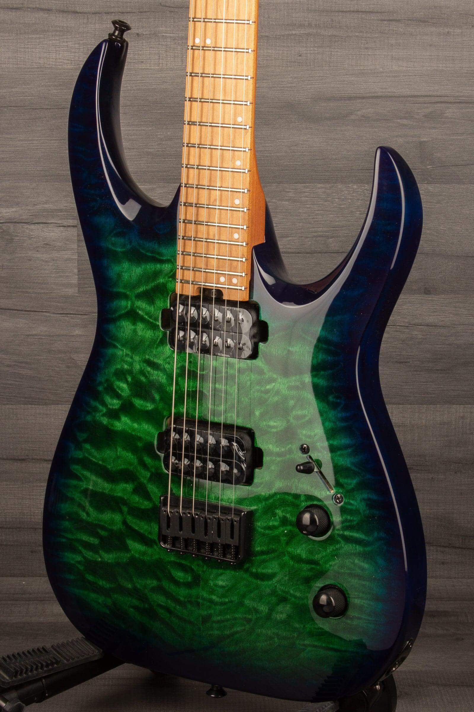 Jackson Pro Series Signature Misha Mansoor Juggernaut HT6QM Electric Guitar - Chlorine Burst