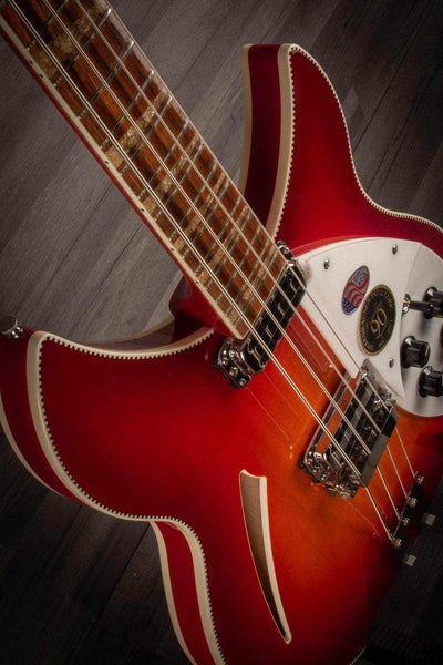 Rickenbacker 4005XC Bass Guitar - 90th Anniversary Ltd Edition Amber FireGlo