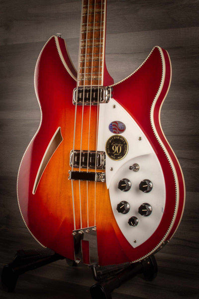Rickenbacker 4005XC Bass Guitar - 90th Anniversary Ltd Edition Amber FireGlo