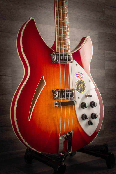 Rickenbacker 4005XC Bass Guitar - 90th Anniversary Ltd Edition Amber FireGlo
