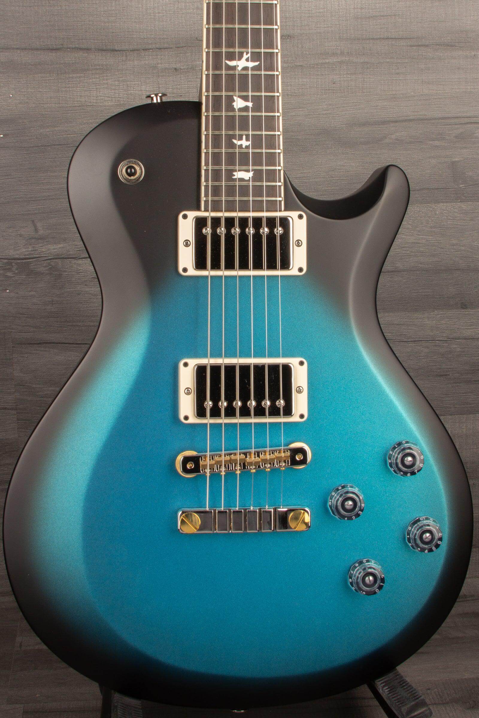 PRS S2 McCarty Custom Colour Electric Guitar - Satin Metallic Blue burst s#S2058495