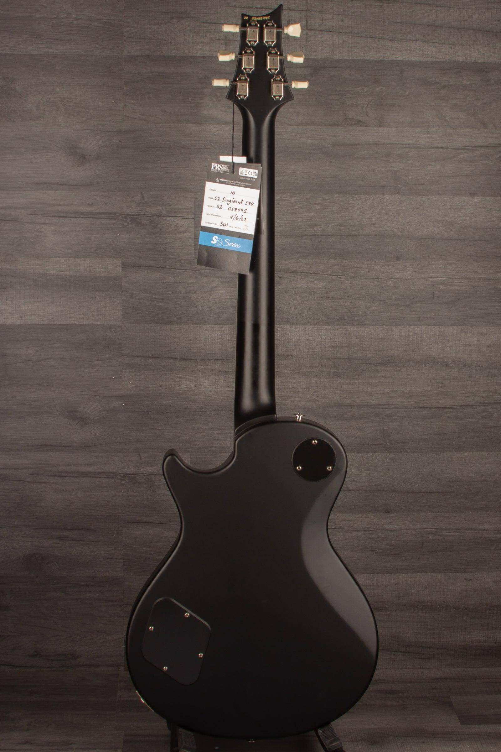 PRS S2 McCarty Custom Colour Electric Guitar - Satin Metallic Blue burst s#S2058495