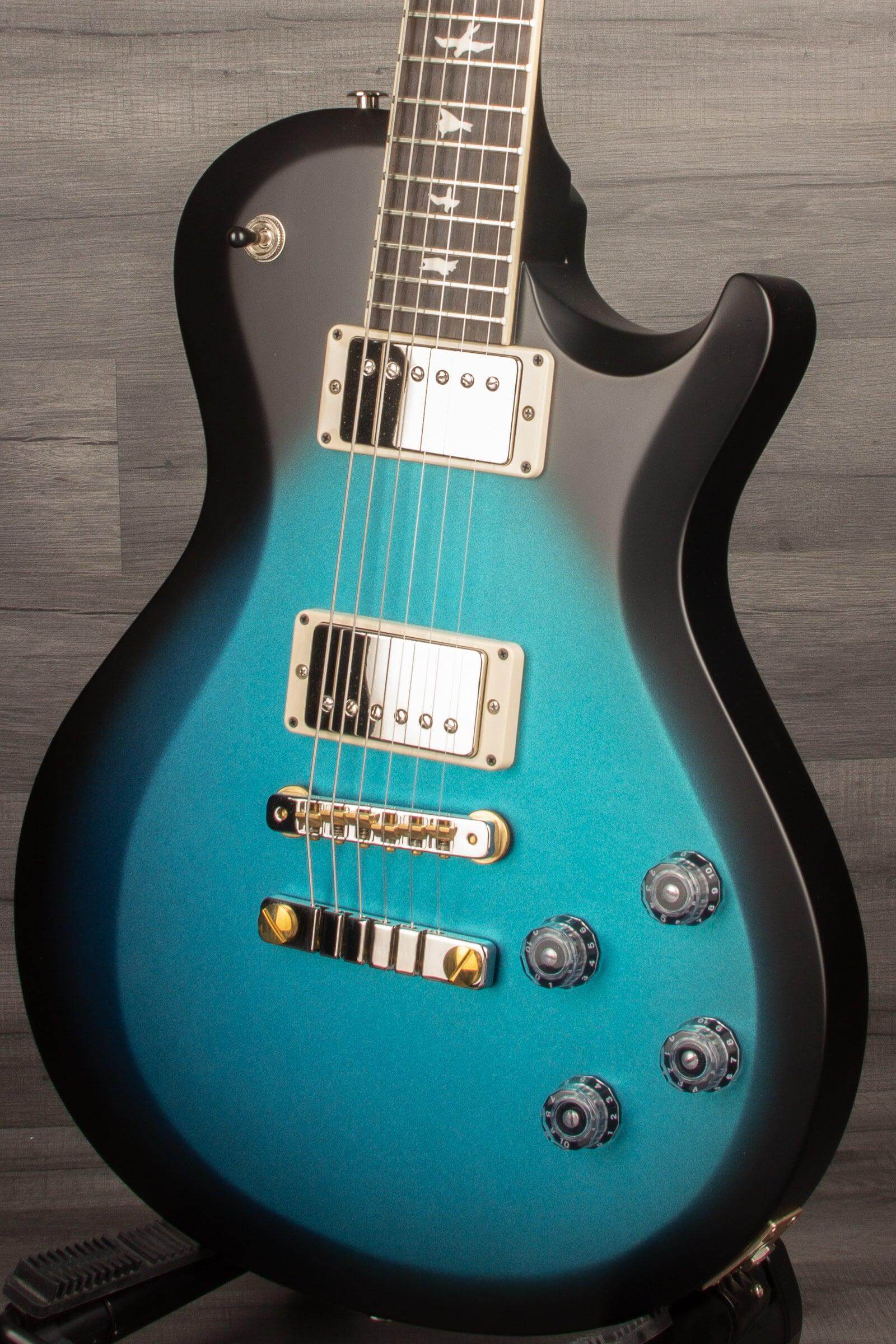 PRS S2 McCarty Custom Colour Electric Guitar - Satin Metallic Blue burst s#S2058495