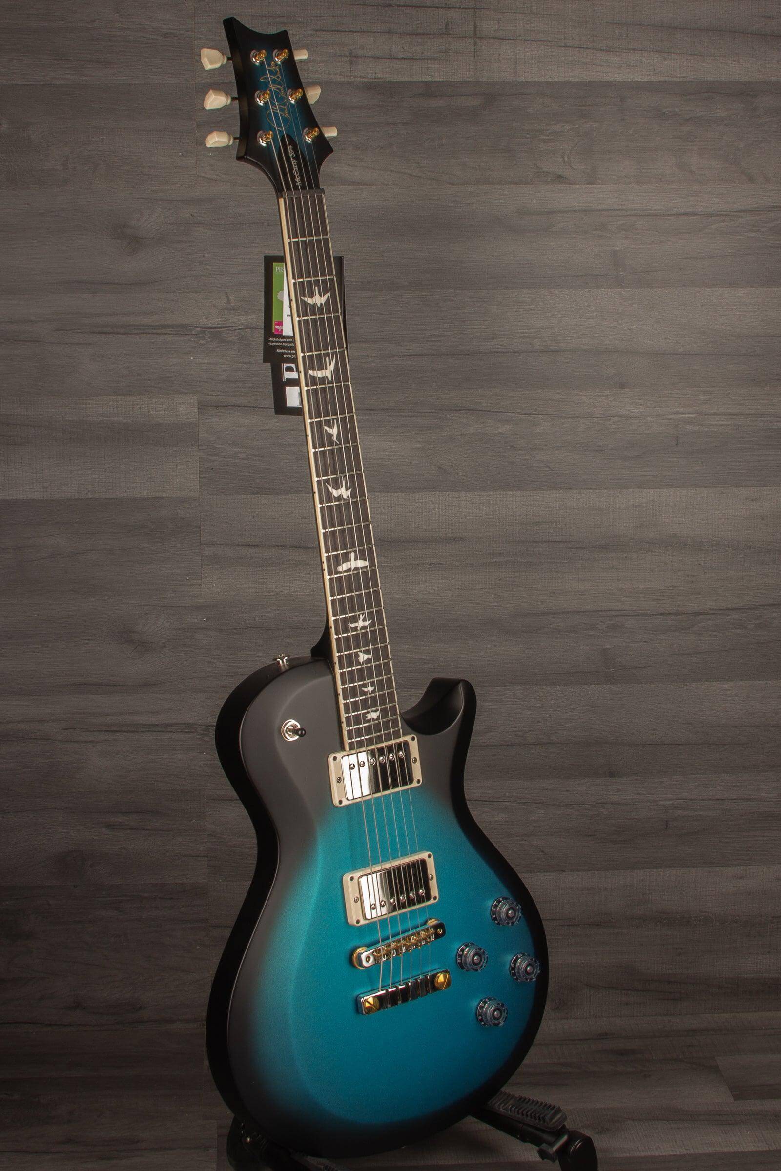 PRS S2 McCarty Custom Colour Electric Guitar - Satin Metallic Blue burst s#S2058495
