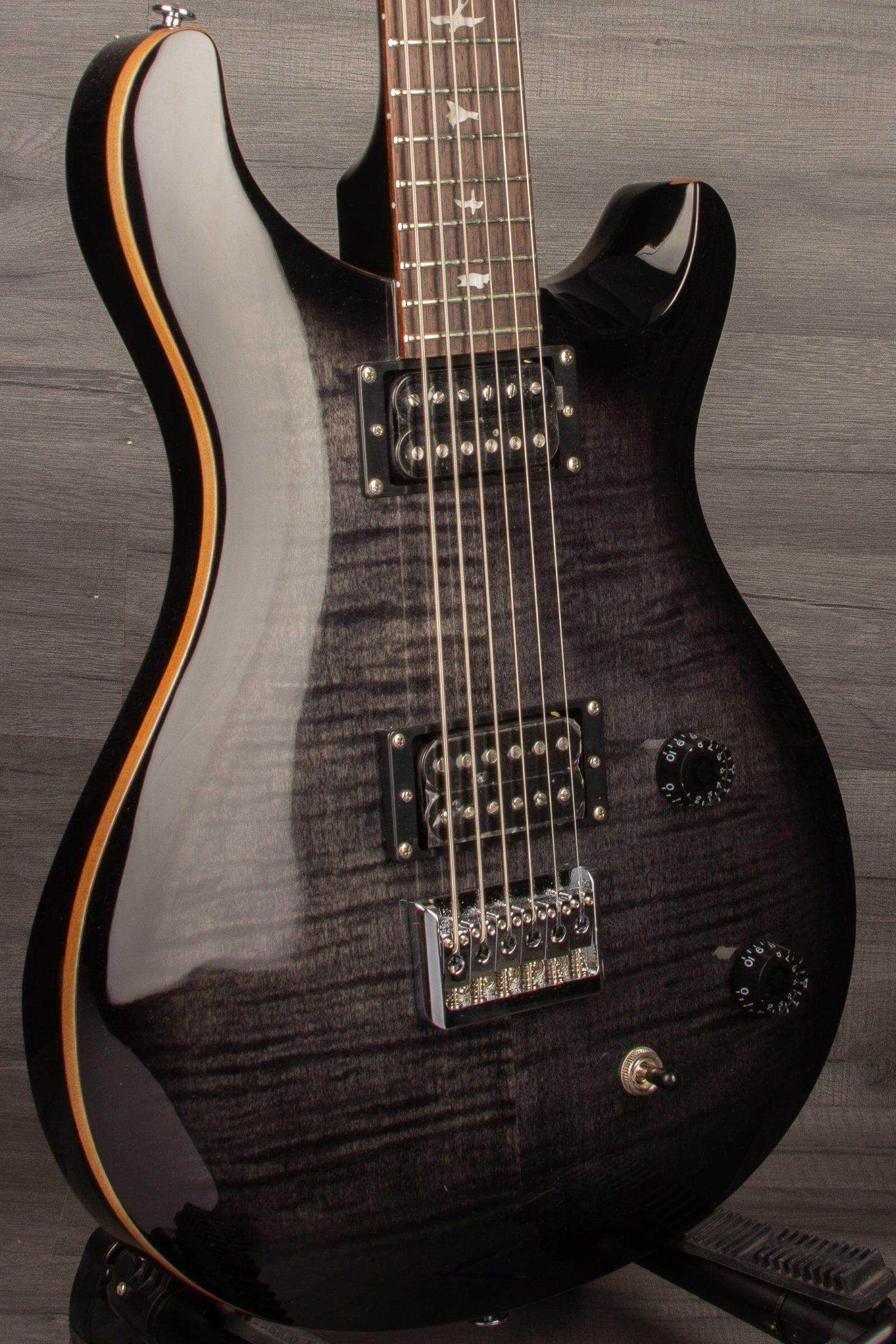 PRS SE Baritone 277 Electric Guitar - Charcoal Burst