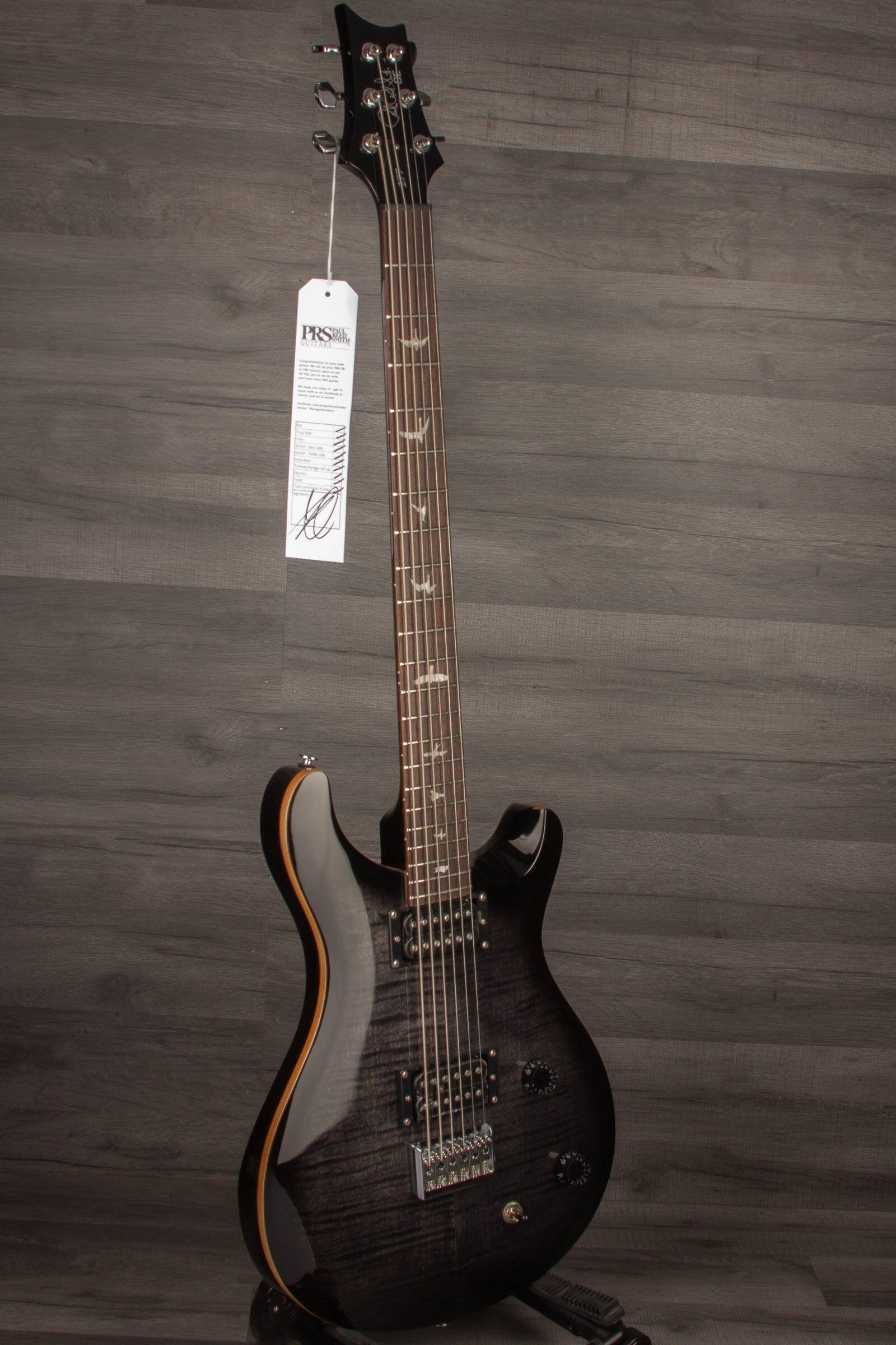 PRS SE Baritone 277 Electric Guitar - Charcoal Burst