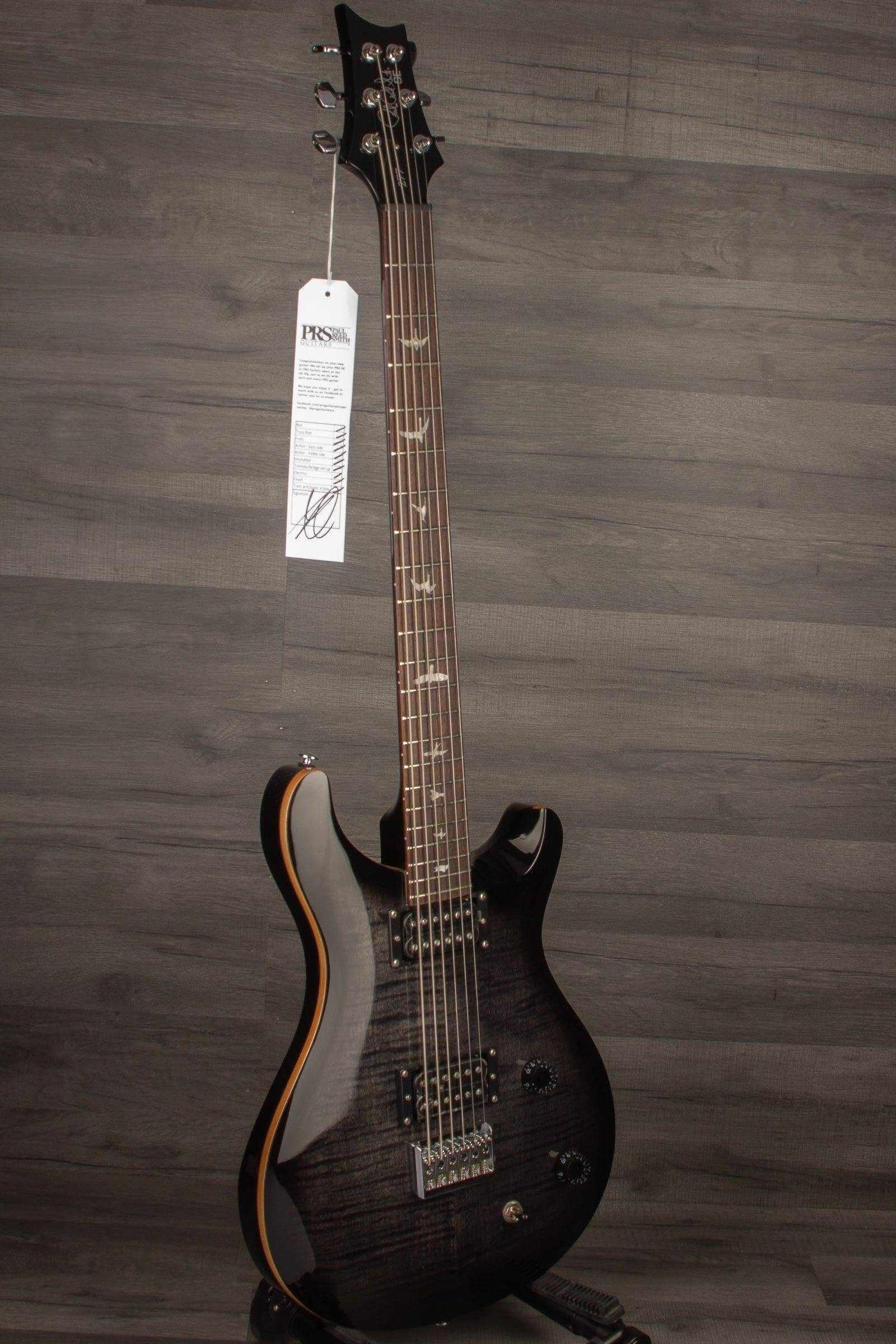 PRS SE Baritone 277 Electric Guitar - Charcoal Burst