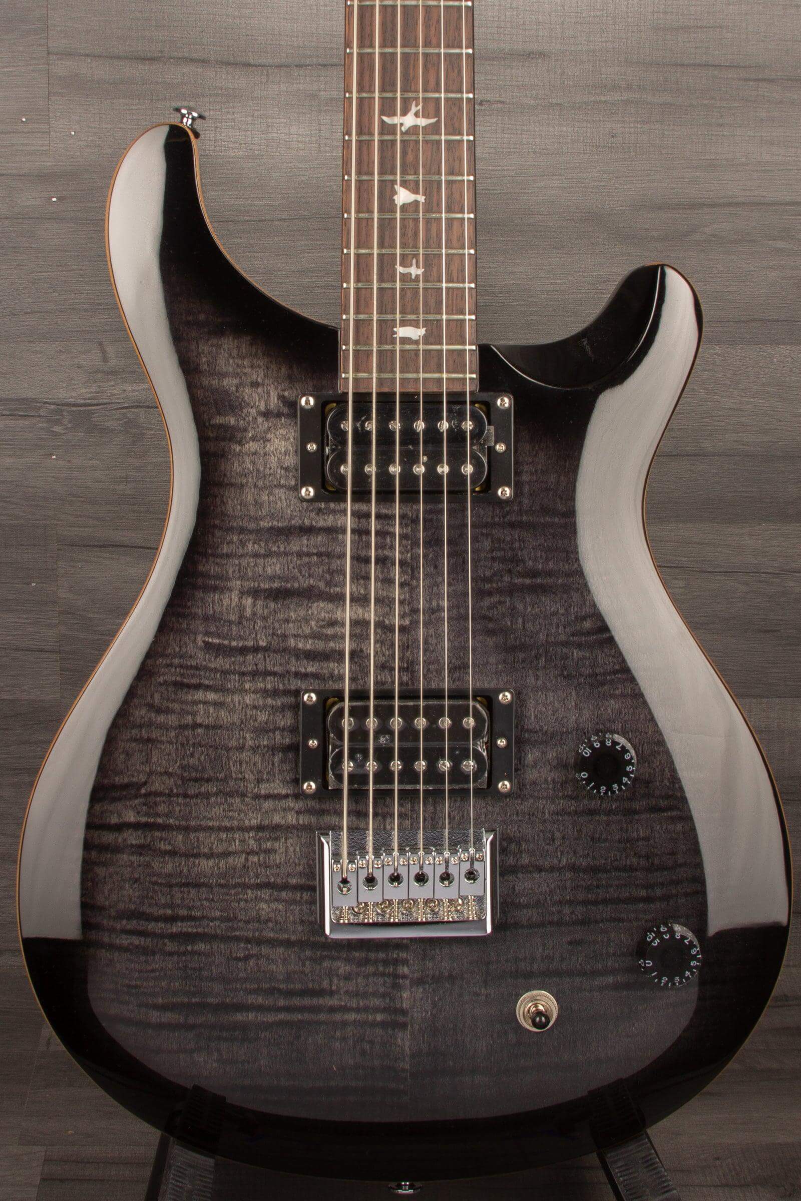 PRS SE Baritone 277 Electric Guitar - Charcoal Burst
