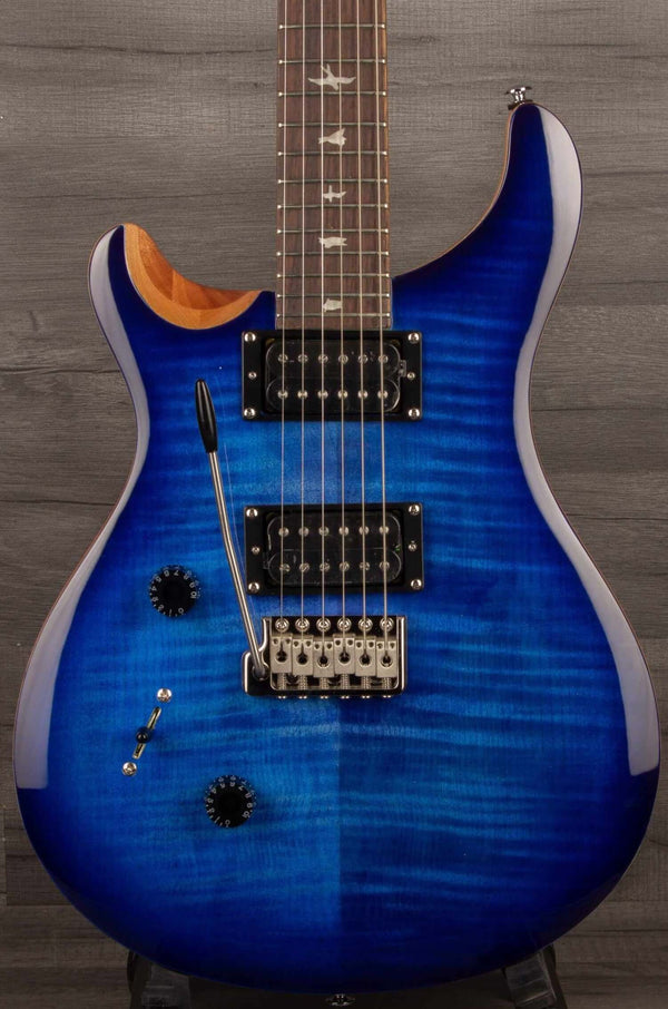 PRS SE Custom 24 - Faded Blue Burst - Left Handed - MusicStreet
